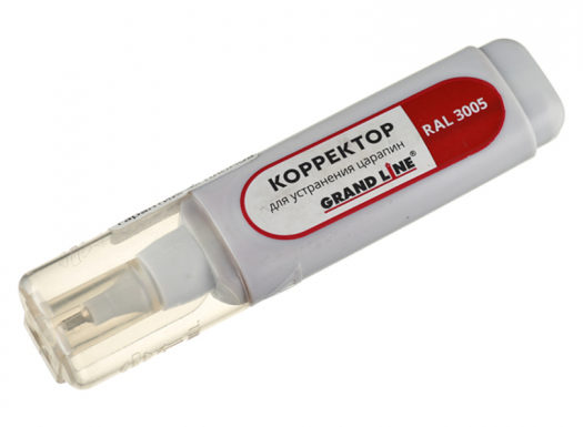 Корректор для ремонта царапин красное вино RAL 3005