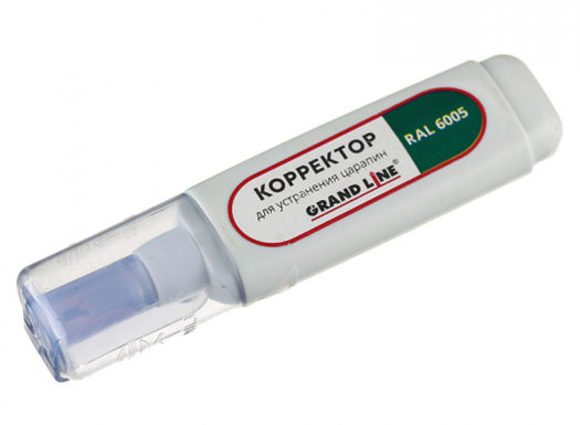 Корректор для ремонта царапин зеленый RAL 6005