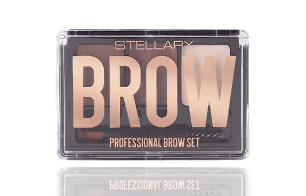 Набор для бровей `STELLARY` PROFESSIONAL BROW SET тон 02 Brunette