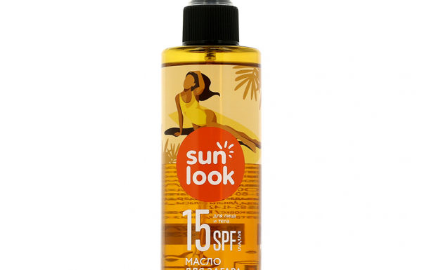 Масло для загара `SUN LOOK` SPF-15 190 мл