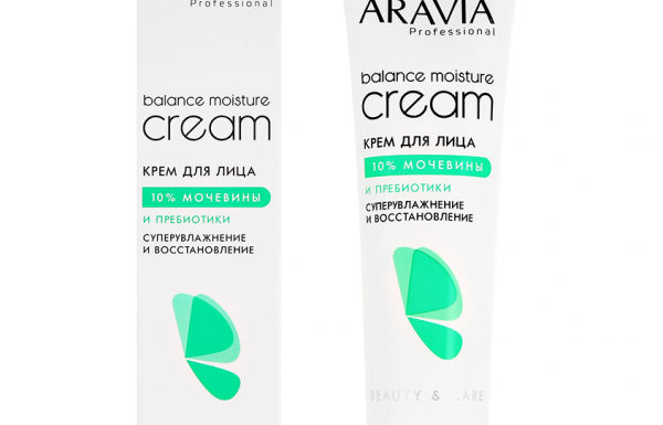 Крем для лица `ARAVIA` PROFESSIONAL BALANCE MOISTURE с мочевиной и пребиотиками (суперувлажняющий и восстанавливающий) 150 мл