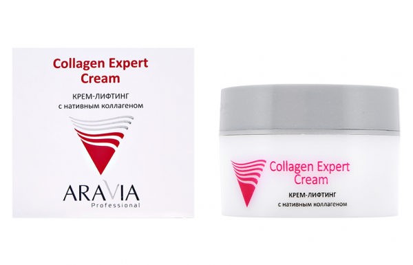 Крем-лифтинг для лица `ARAVIA` PROFESSIONAL COLLAGEN EXPERT с нативным коллагеном (антивозрастной) 50 мл