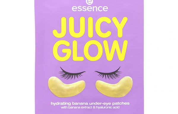 Патчи для глаз `ESSENCE` `JUICY GLOW` увлажняющие с экстрактом банана и гиалуроновой кислотой