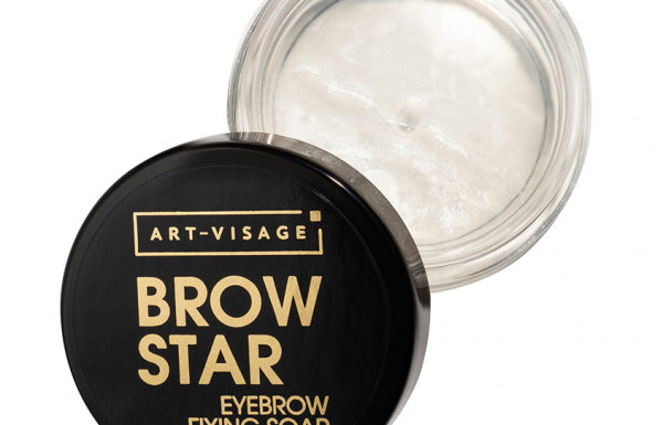 Мыло-фиксатор для бровей `ART-VISAGE` BROW STAR с щеточкой тон 32 с ароматом малины