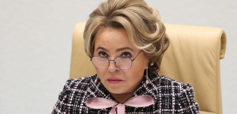 Матвиенко оценила возможность возобновления переговоров Сената и Совфеда