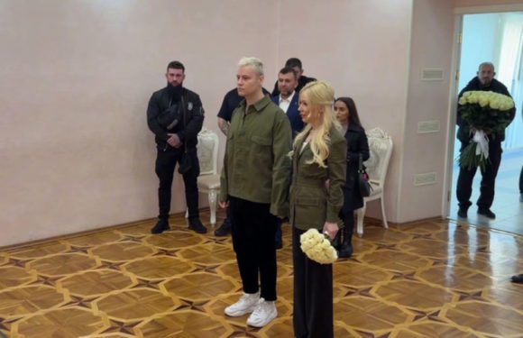 Shaman и Екатерина Мизулина расписались в Донецком ЗАГСе